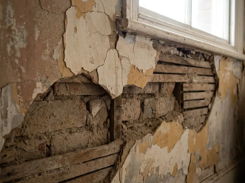 Cracks & Plaster in a UK rental home